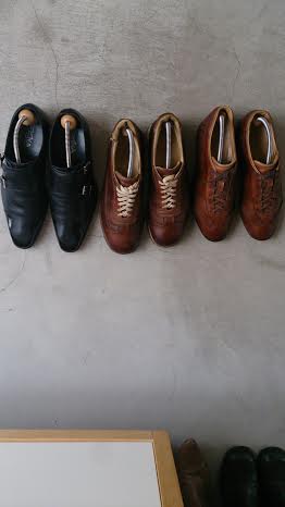 ＜愛用の靴たち＞