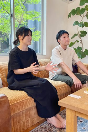 ソラマド大分の展示場は違ったと話す果織さん